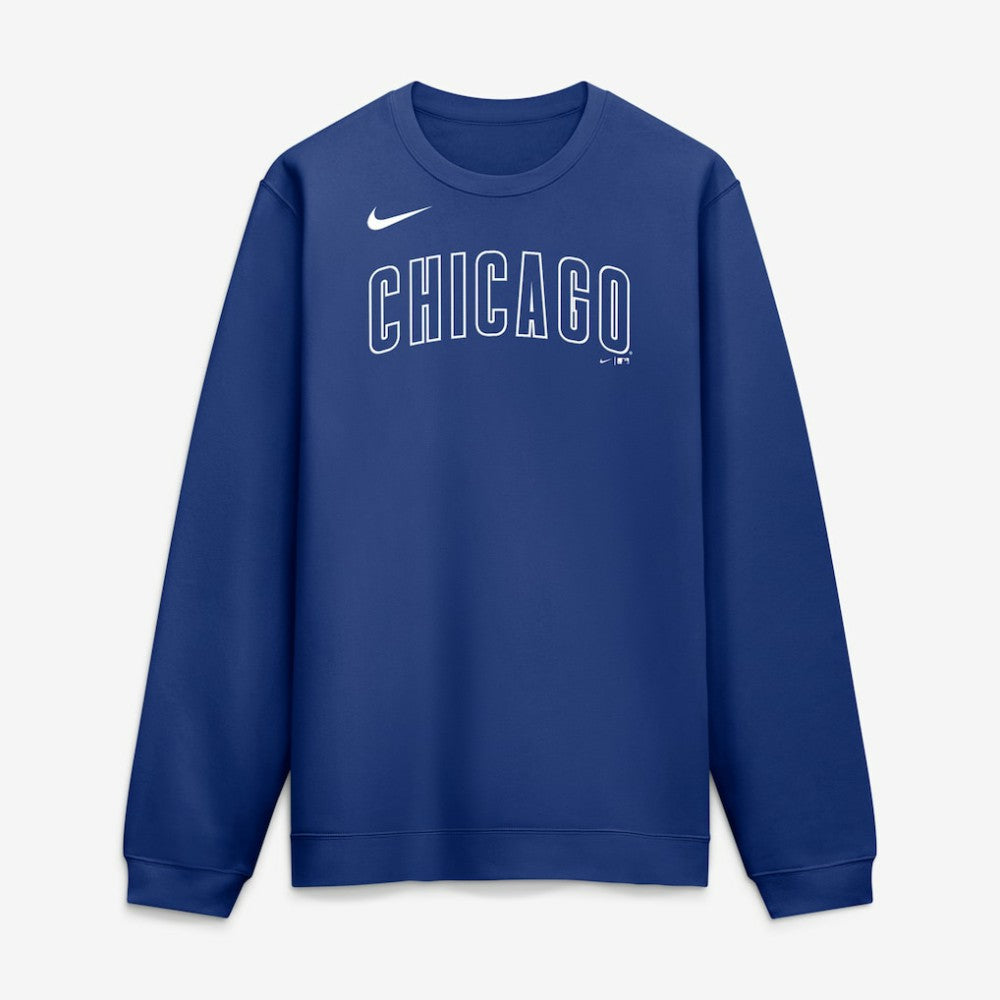 Chicago Cubs Nike Primetime Wordmark Sweatshirt - MLB Sweatshirts