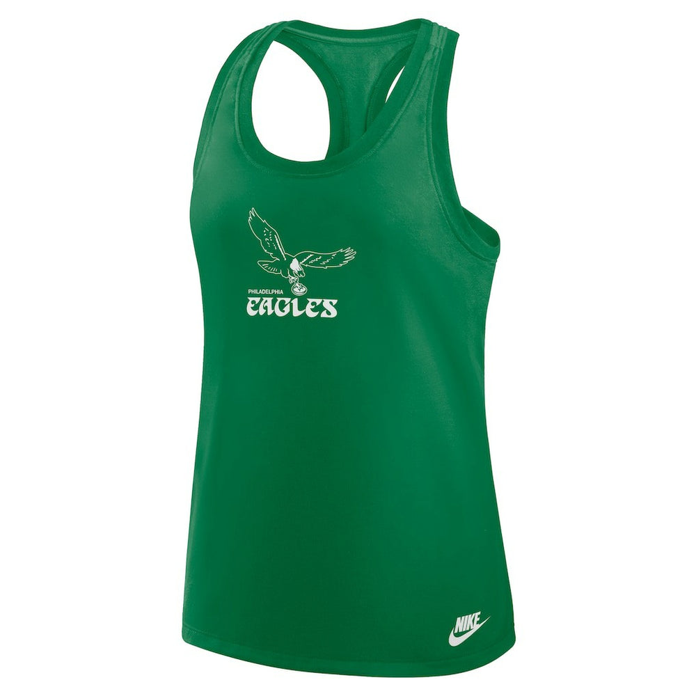 Philadelphia Eagles Women's Hurry Up Tri-Blend Dri-FIT Tank Top | NFL Outlet