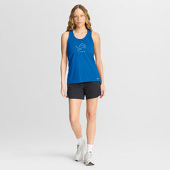 Detroit Lions Women's Hurry Up Tri-Blend Dri-FIT Tank Top | NFL Outlet