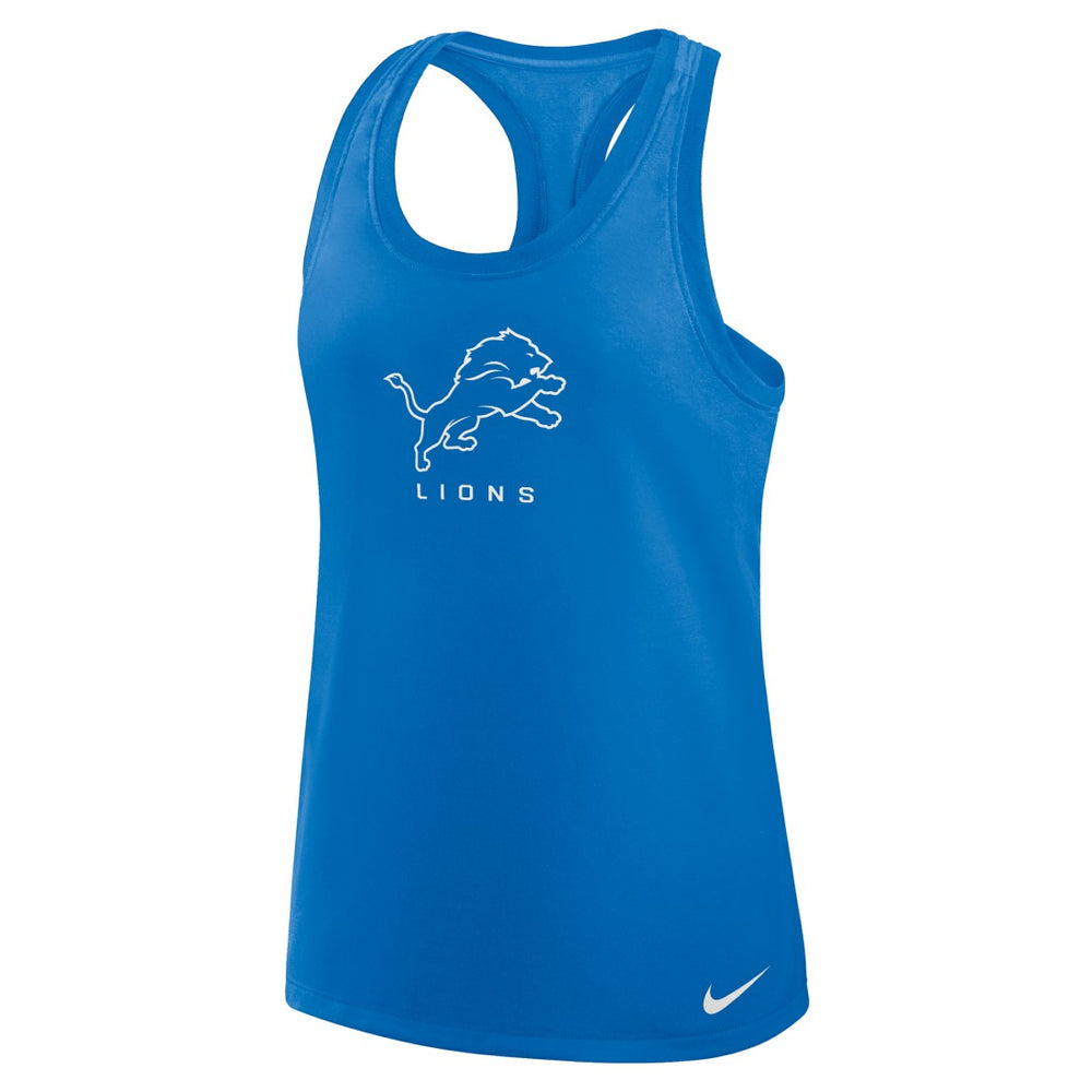 Detroit Lions Women's Hurry Up Tri-Blend Dri-FIT Tank Top | NFL Outlet