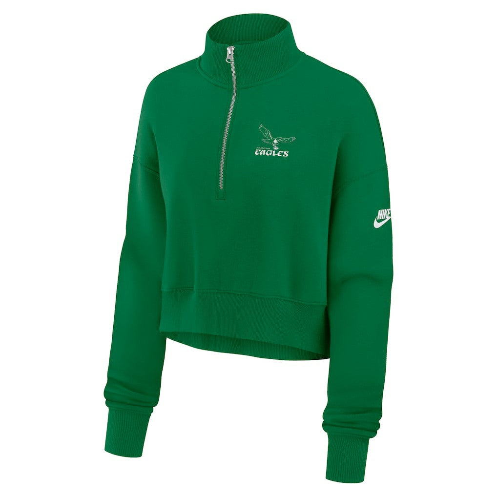 Philadelphia Eagles Women's Phoenix Fleece Quarter-Zip Sweatshirt | NFL On sale
