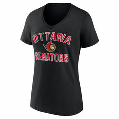 Ottawa Senators Logo Athletic Women's Arch Victory V-Neck T-Shirt -  NHL T-shirts