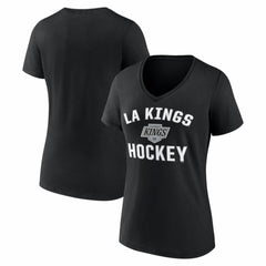 Los Angeles Kings Logo Athletic Women's Arch Victory V-Neck T-Shirt -  NHL T-shirts