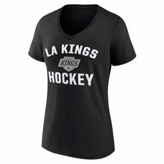 Los Angeles Kings Logo Athletic Women's Arch Victory V-Neck T-Shirt -  NHL T-shirts
