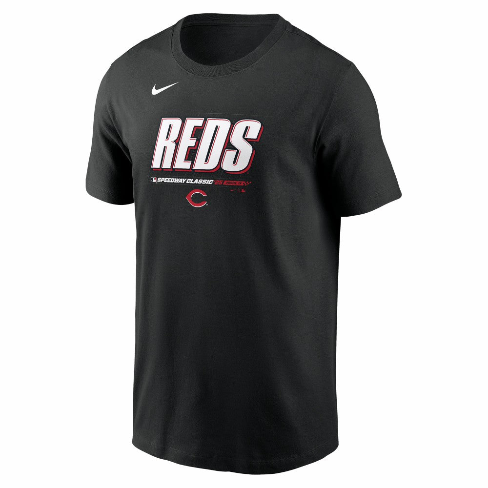 Cincinnati Reds Nike 2025 MLB Speedway Classic Authentic Collection Wordmark T-Shirt - MLB T-shirts