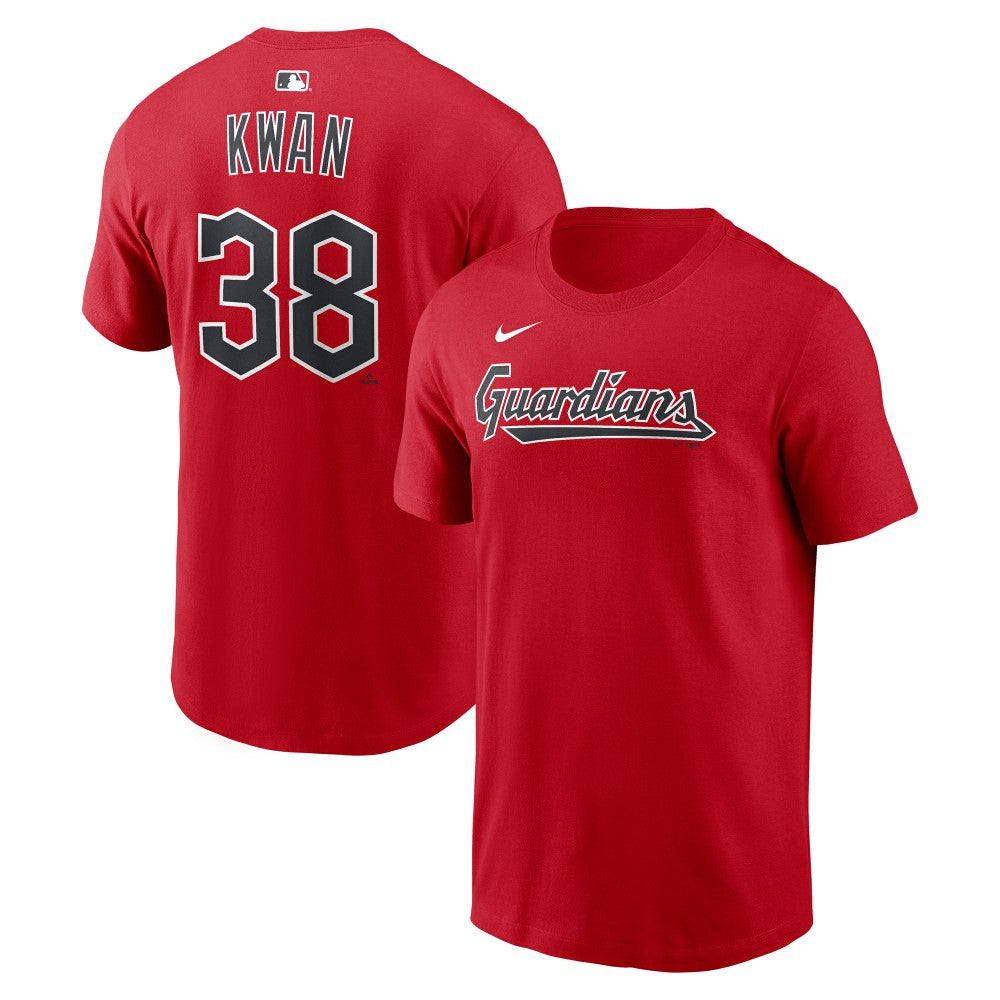 Steven Kwan Cleveland Guardians Nike Name & Number T-Shirt - MLB T-shirts