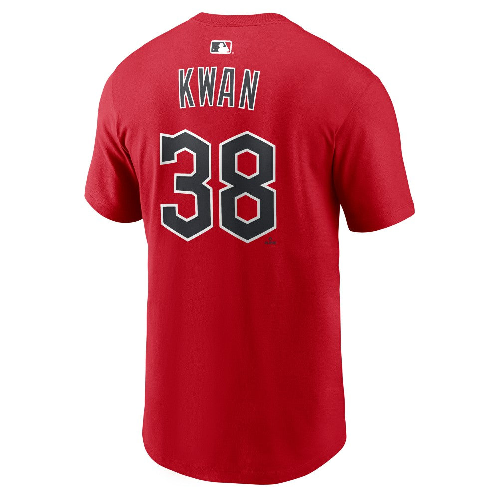 Steven Kwan Cleveland Guardians Nike Name & Number T-Shirt - MLB T-shirts