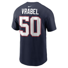 New England Patriots Mike Vrabel  Retired Player Name & Number T-Shirt | NFL Discount