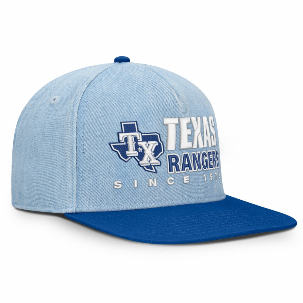 Texas Rangers Fanatics Twinbill Snapback Hat - MLB Hats