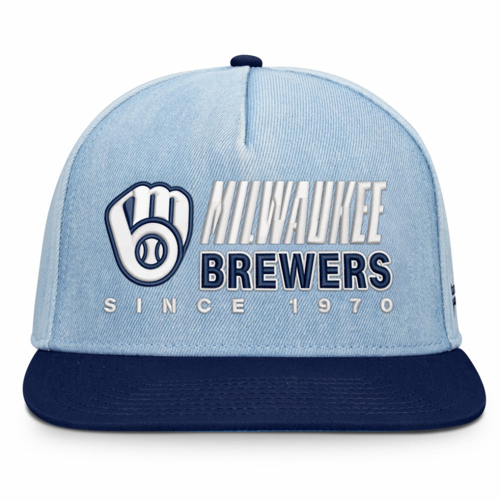 Milwaukee Brewers Fanatics Twinbill Snapback Hat - MLB Hats