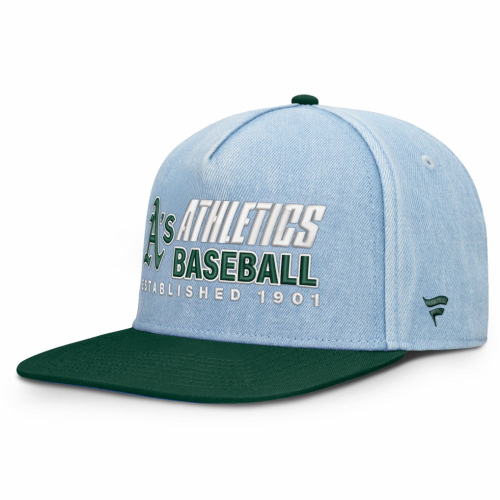 Athletics Fanatics Twinbill Snapback Hat - MLB Hats