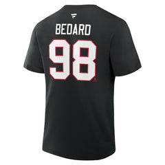 Connor Bedard Chicago Blackhawks Fanatics Authentic Stack Name & Number T-Shirt -  NHL T-shirts