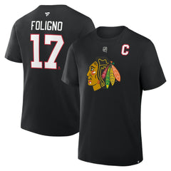Nick Foligno Chicago Blackhawks Fanatics Authentic Stack Name & Number T-Shirt -  NHL T-shirts