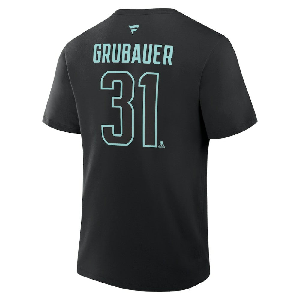 Philipp Grubauer Seattle Kraken Fanatics Authentic Stack Name & Number T-Shirt -  NHL T-shirts