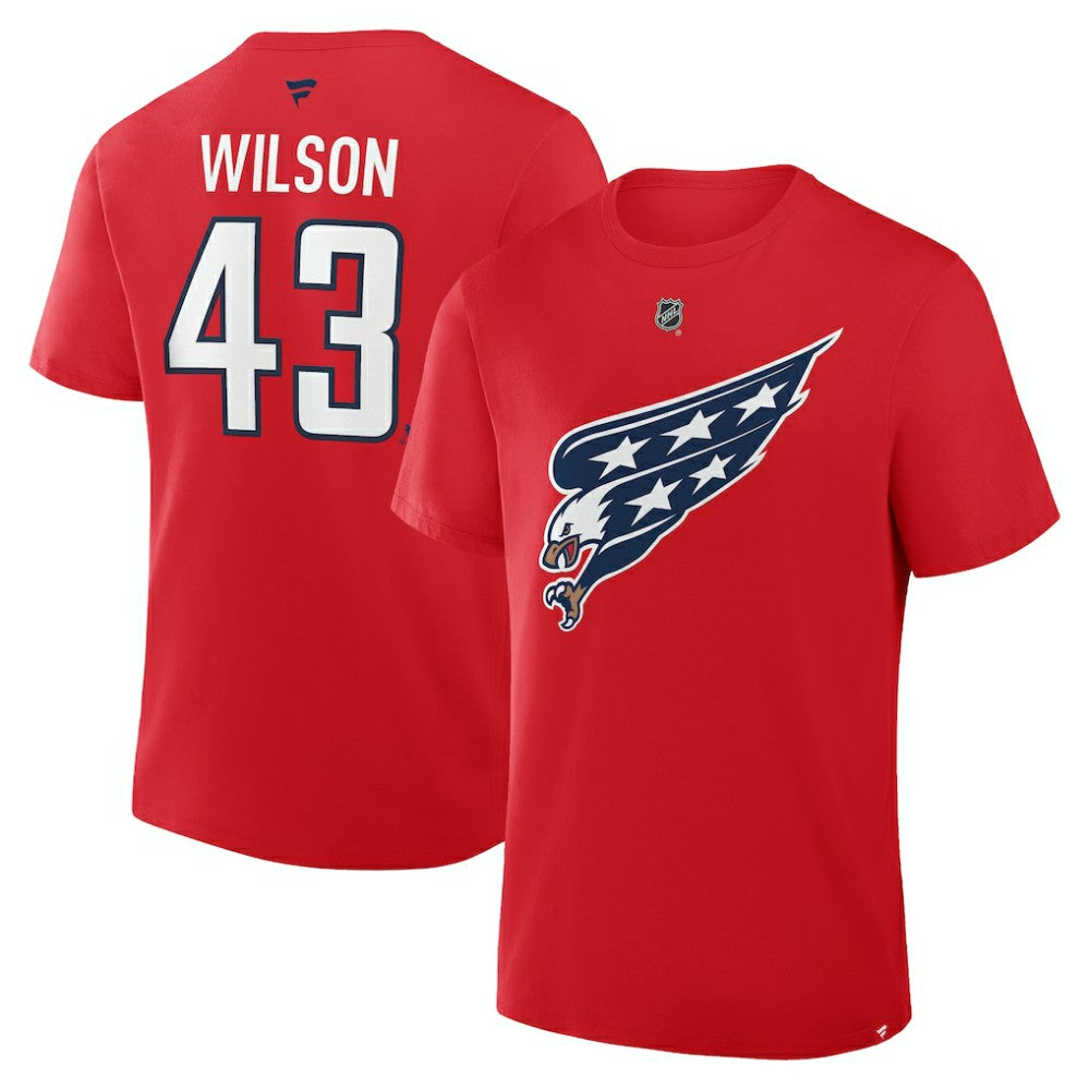 Tom Wilson Washington Capitals Fanatics Authentic Stack Name & Number T-Shirt -  NHL T-shirts
