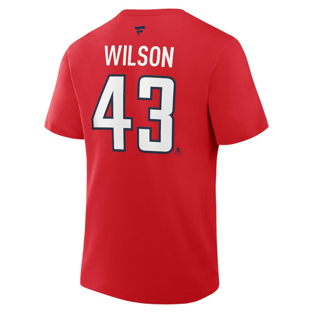 Tom Wilson Washington Capitals Fanatics Authentic Stack Name & Number T-Shirt -  NHL T-shirts