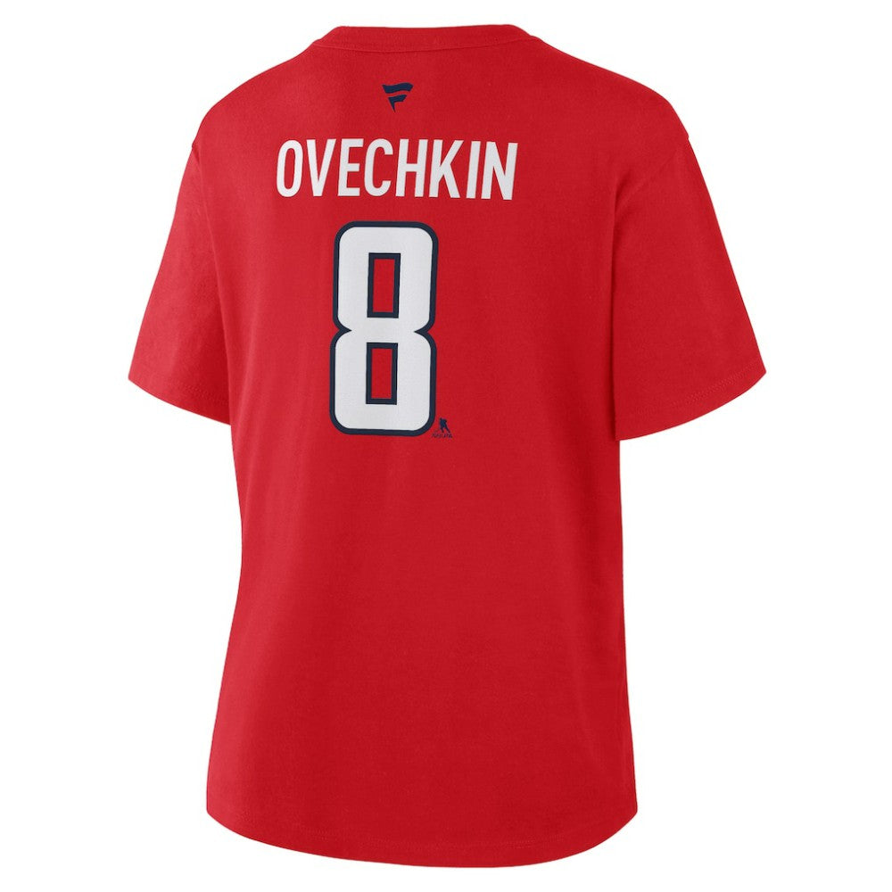 Alexander Ovechkin Washington Capitals Fanatics Women's Authentic Stack Name & Number T-Shirt -  NHL T-shirts