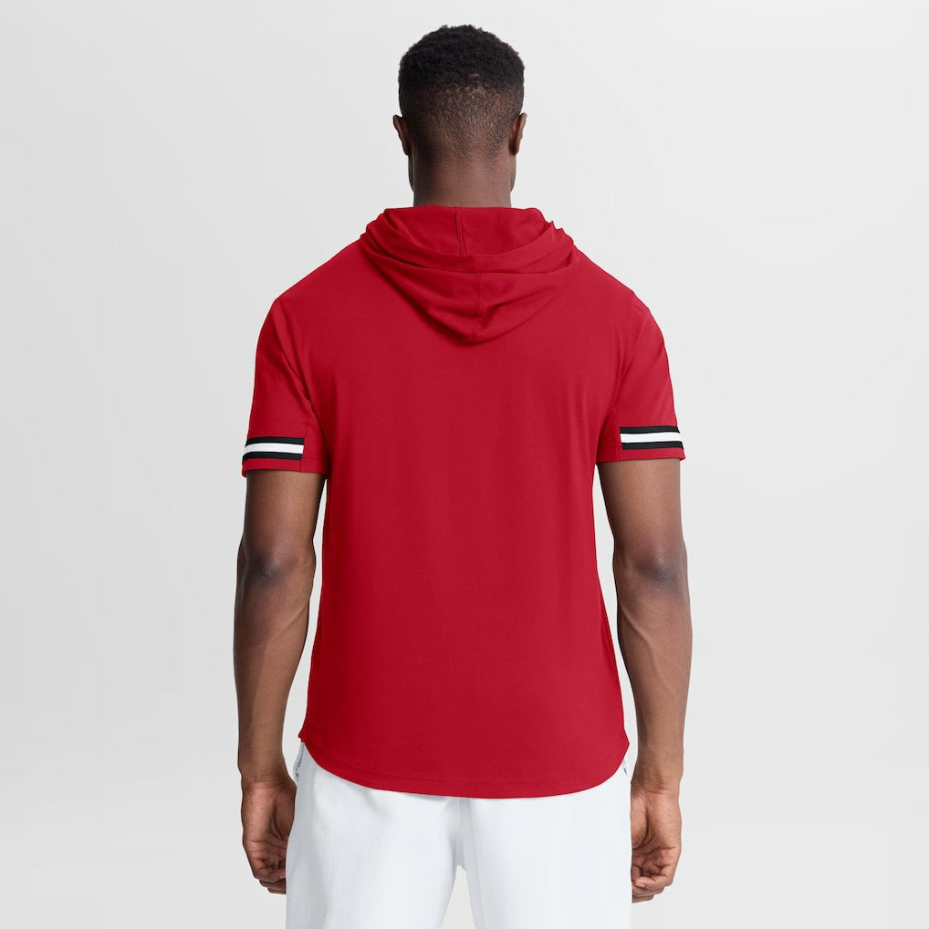 San Francisco 49ers Optimal Play Short Sleeve Hooded T-Shirt | NFL Sale