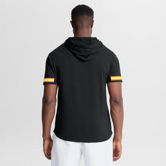Pittsburgh Steelers Optimal Play Short Sleeve Hooded T-Shirt | NFL Discount
