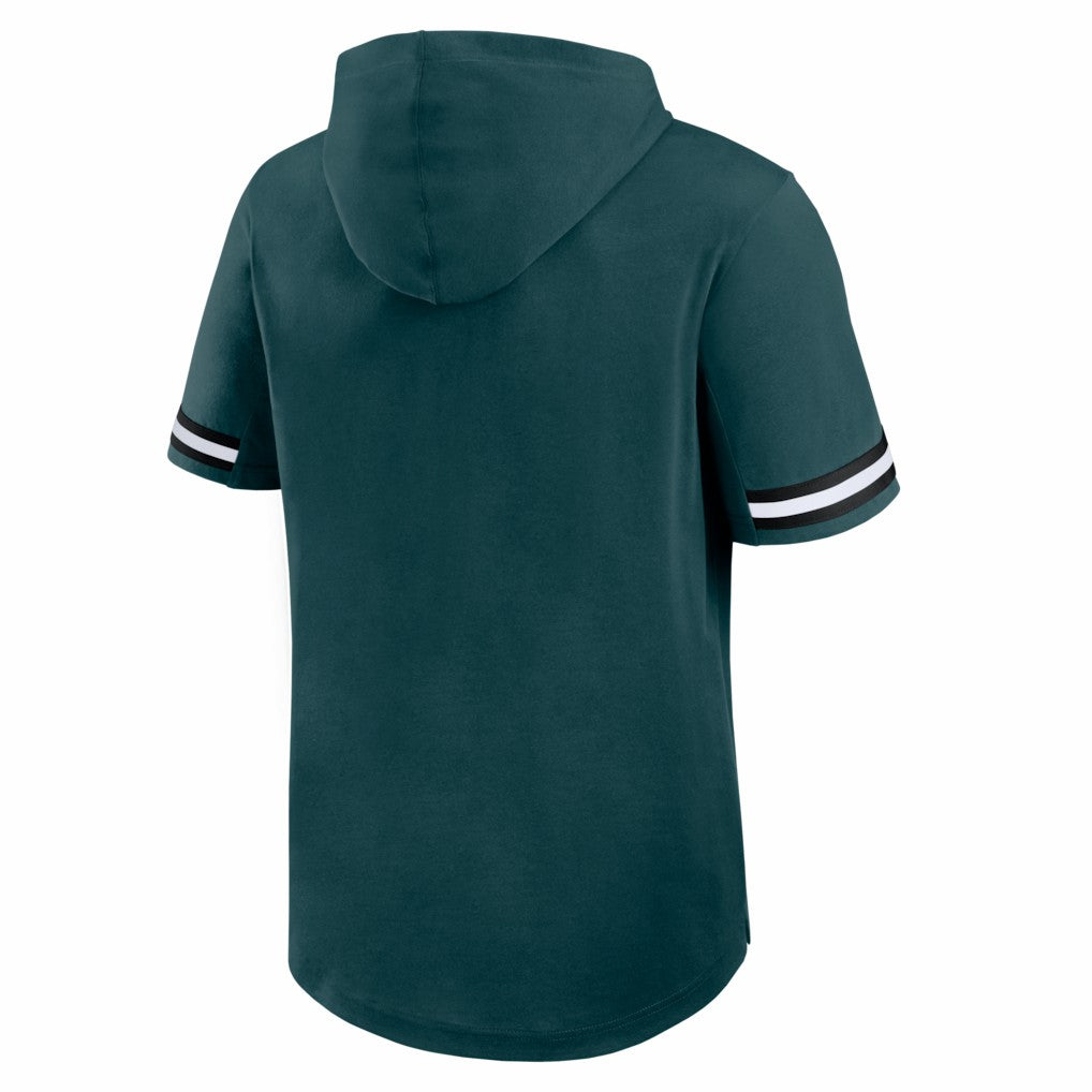 Philadelphia Eagles Optimal Play Short Sleeve Hooded T-Shirt | NFL Hot