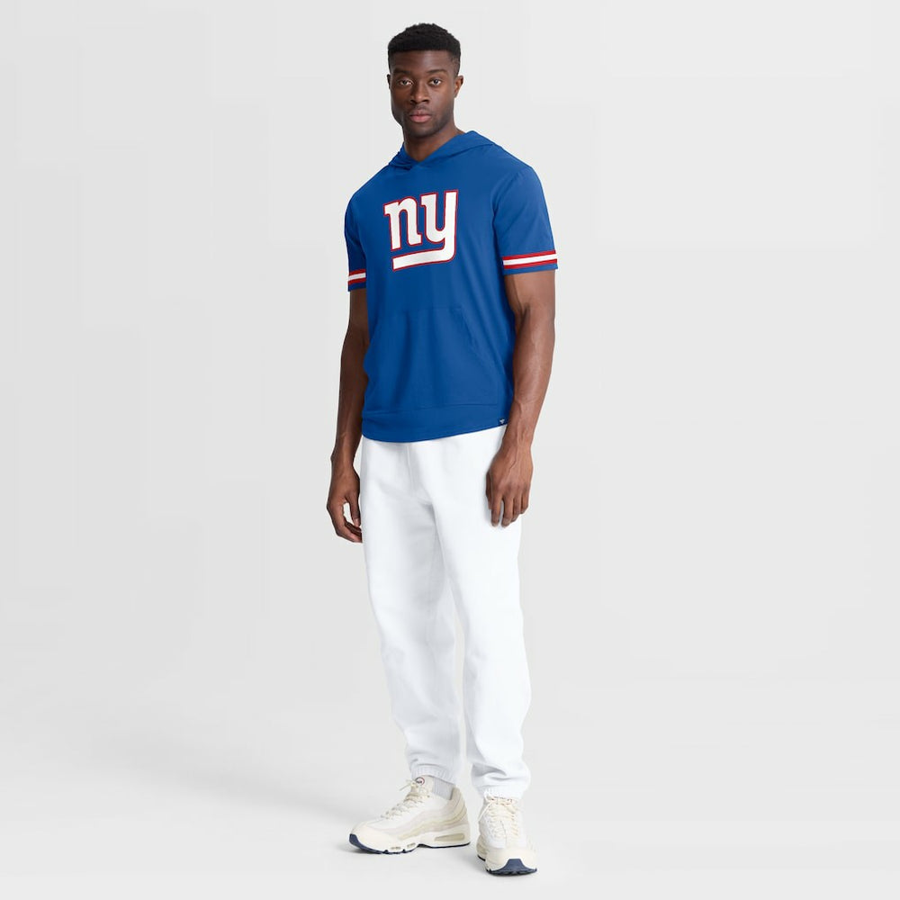 New York Giants Optimal Play Short Sleeve Hooded T-Shirt | NFL New