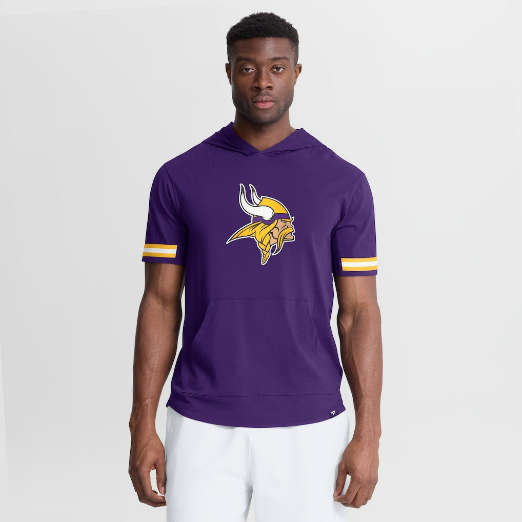 Minnesota Vikings Optimal Play Short Sleeve Hooded T-Shirt | NFL Hot