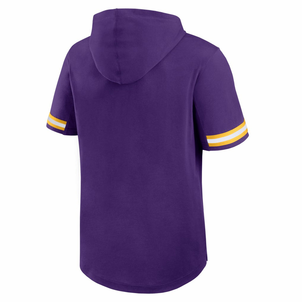 Minnesota Vikings Optimal Play Short Sleeve Hooded T-Shirt | NFL Hot