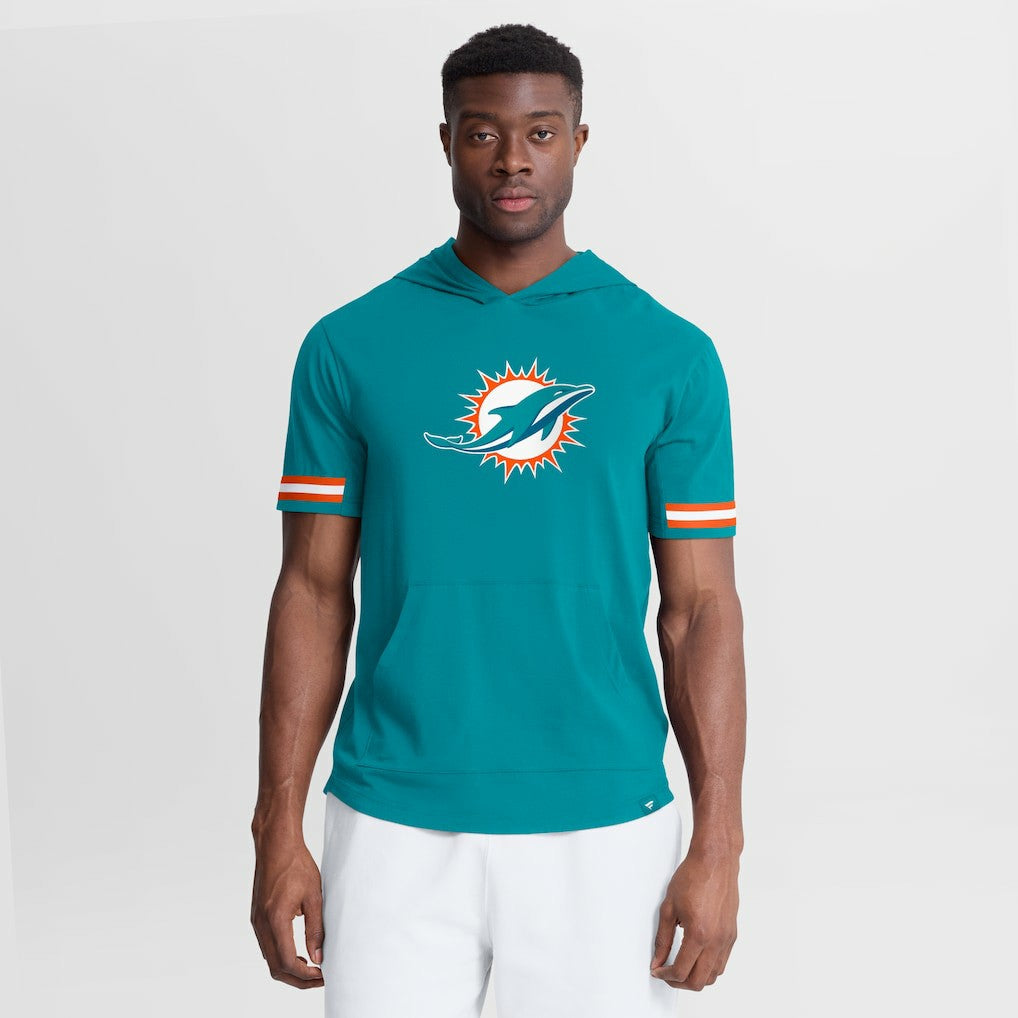 Miami Dolphins Optimal Play Short Sleeve Hooded T-Shirt | NFL Near me