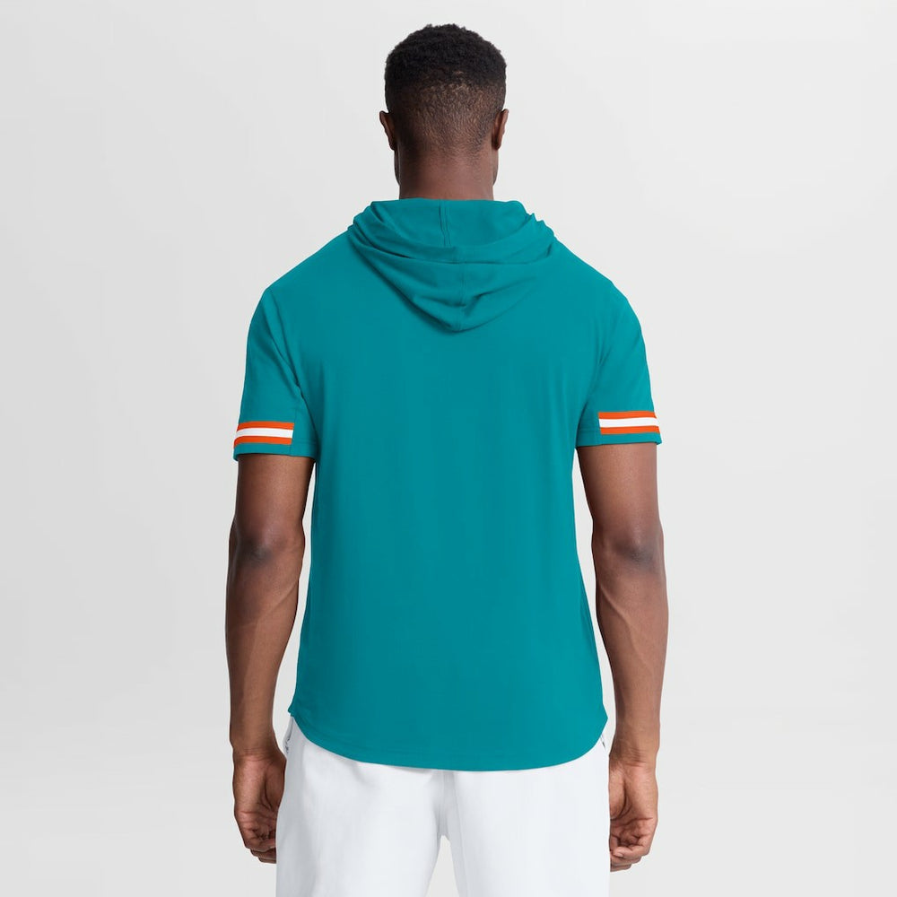 Miami Dolphins Optimal Play Short Sleeve Hooded T-Shirt | NFL Near me