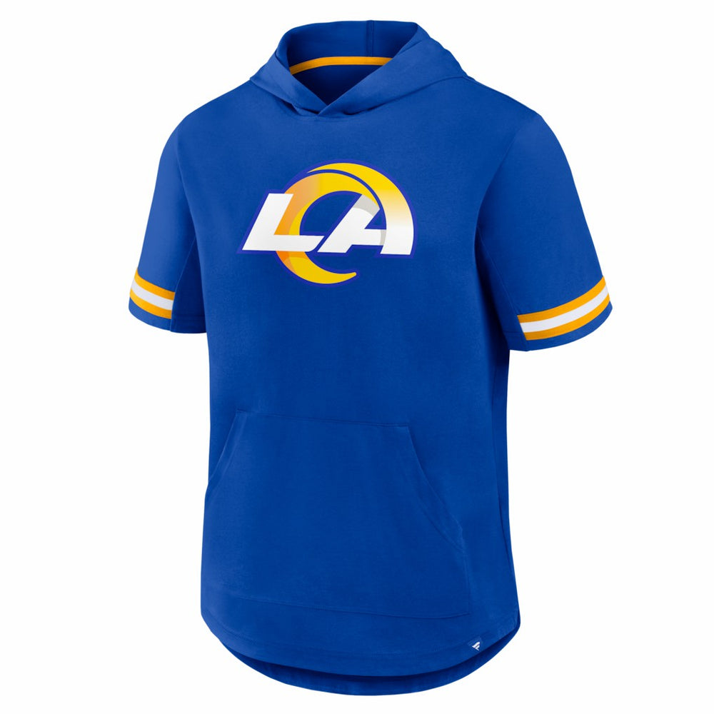 Los Angeles Rams Optimal Play Short Sleeve Hooded T-Shirt | NFL Hot