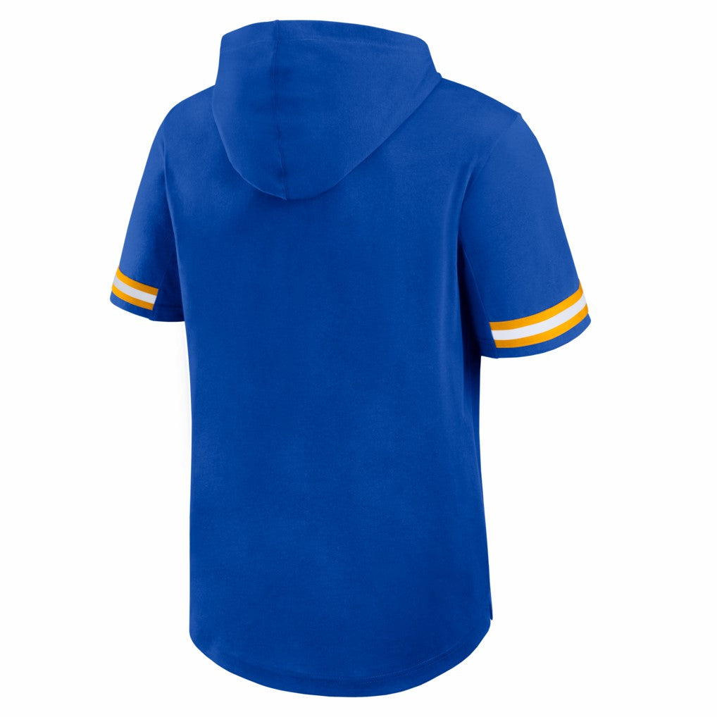 Los Angeles Rams Optimal Play Short Sleeve Hooded T-Shirt | NFL Hot