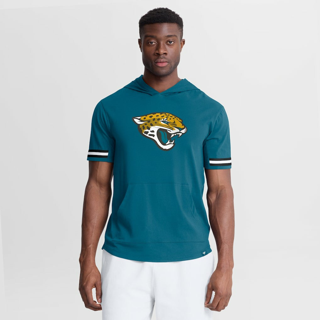 Jacksonville Jaguars Optimal Play Short Sleeve Hooded T-Shirt | NFL On sale