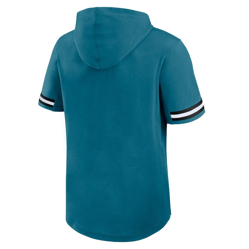 Jacksonville Jaguars Optimal Play Short Sleeve Hooded T-Shirt | NFL On sale