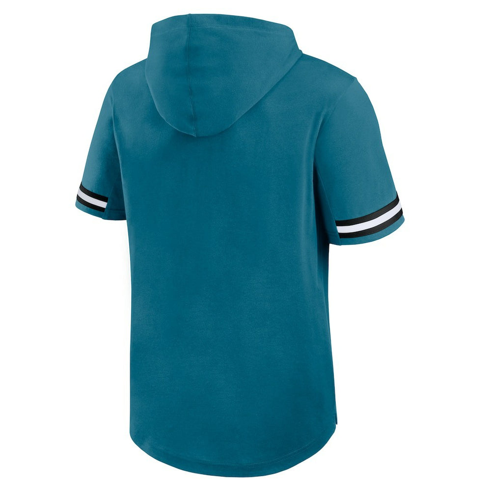 Jacksonville Jaguars Optimal Play Short Sleeve Hooded T-Shirt | NFL On sale