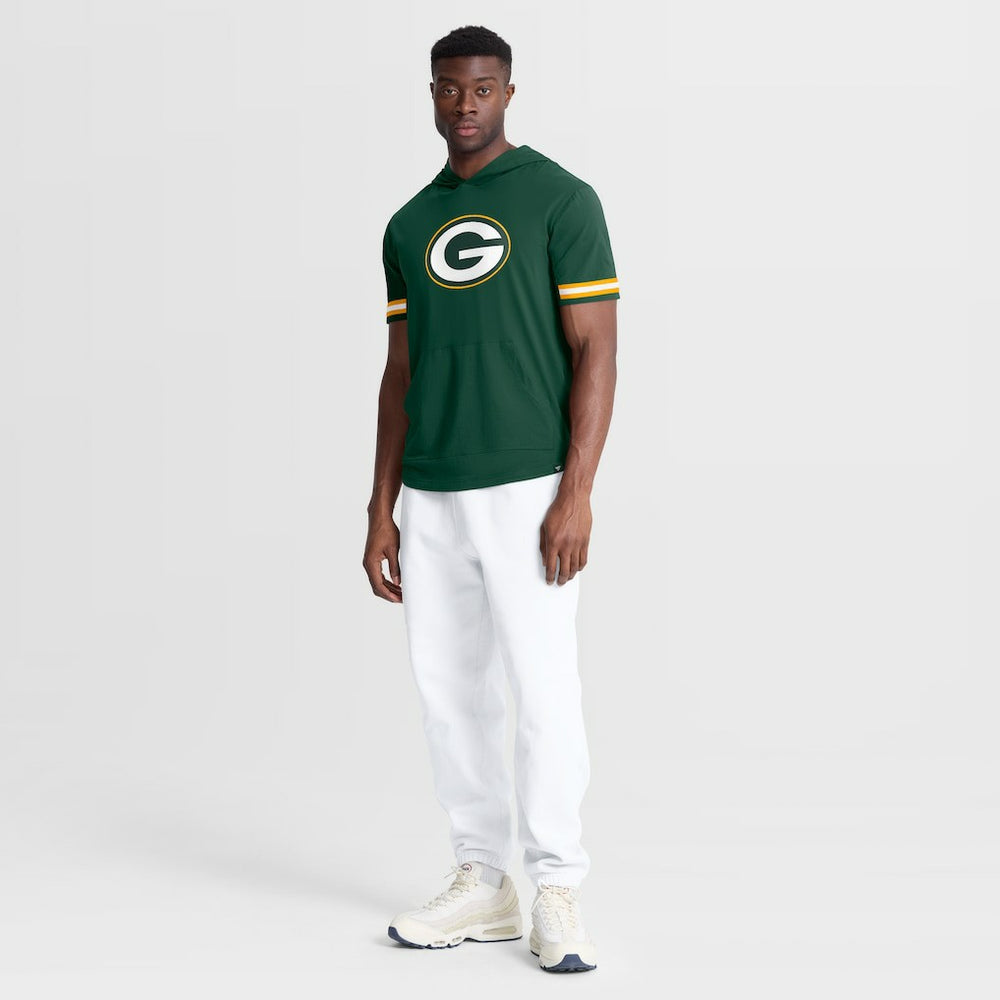 Green Bay Packers Optimal Play Short Sleeve Hooded T-Shirt | NFL Sale