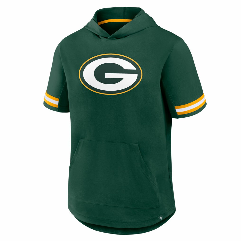 Green Bay Packers Optimal Play Short Sleeve Hooded T-Shirt | NFL Sale