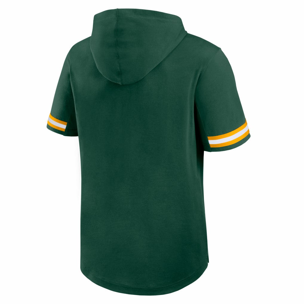 Green Bay Packers Optimal Play Short Sleeve Hooded T-Shirt | NFL Sale