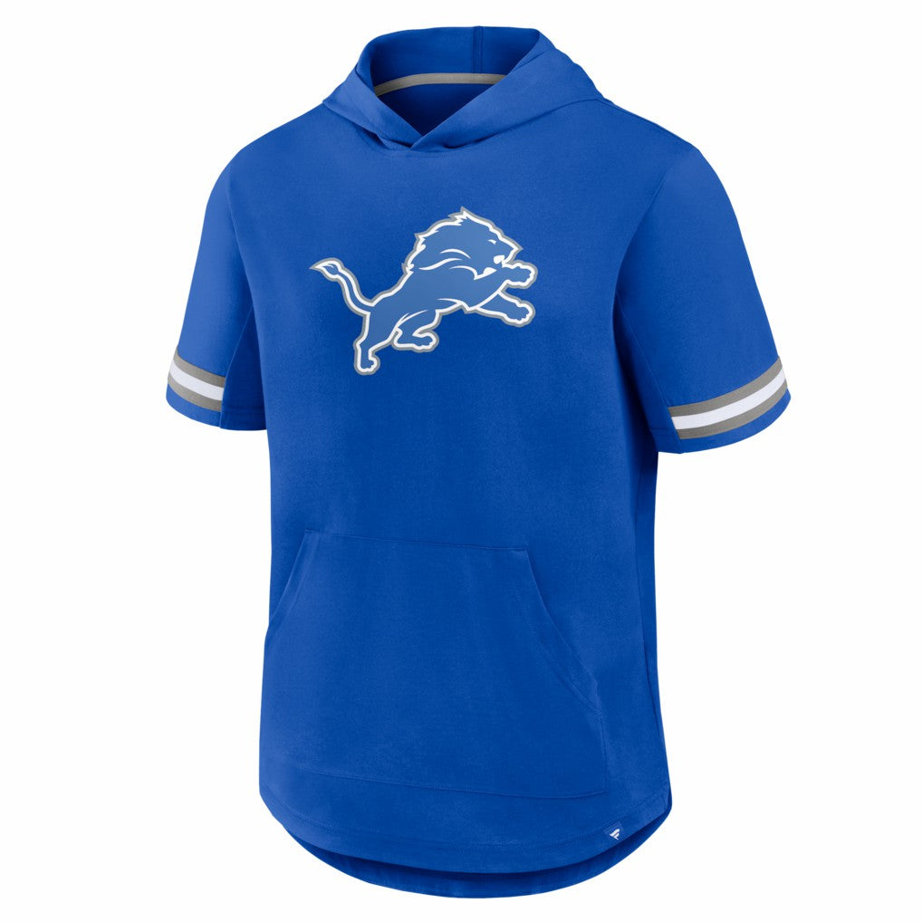 Detroit Lions Optimal Play Short Sleeve Hooded T-Shirt | NFL Discount