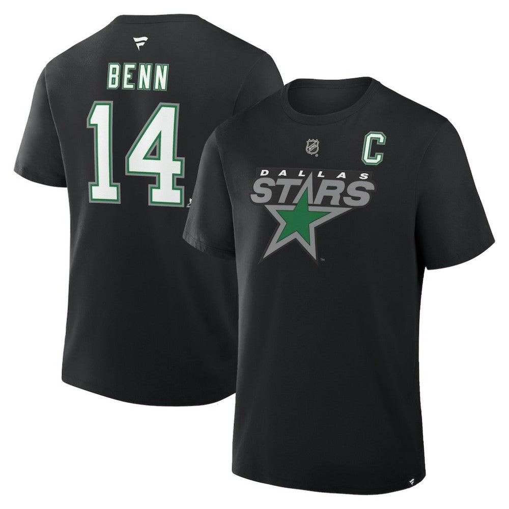 Jamie Benn Dallas Stars Fanatics Authentic Stack Name & Number T-Shirt -  NHL T-shirts