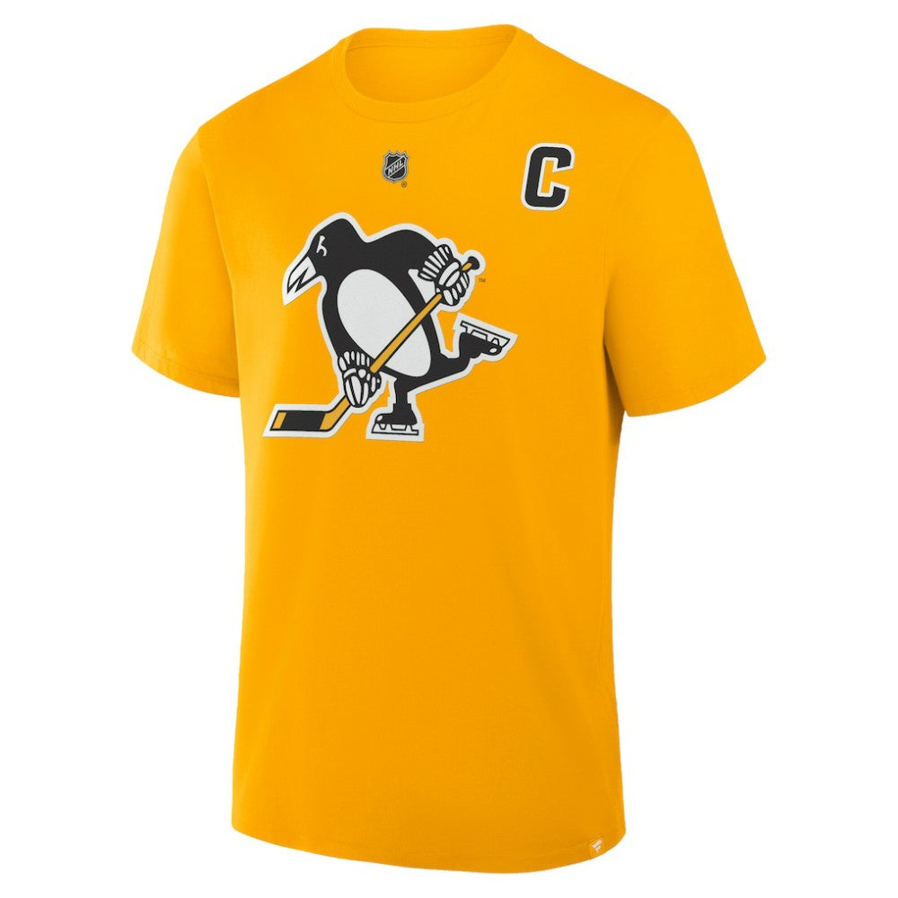 Sidney Crosby Pittsburgh Penguins Fanatics Authentic Stack Name & Number T-Shirt -  NHL T-shirts