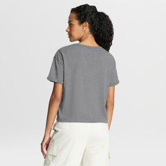 Buffalo Bills Women's Overplayed Tribute Tri-Blend Boxy T-Shirt | NFL Outlet