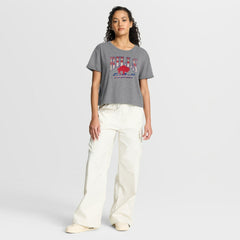 Buffalo Bills Women's Overplayed Tribute Tri-Blend Boxy T-Shirt | NFL Outlet