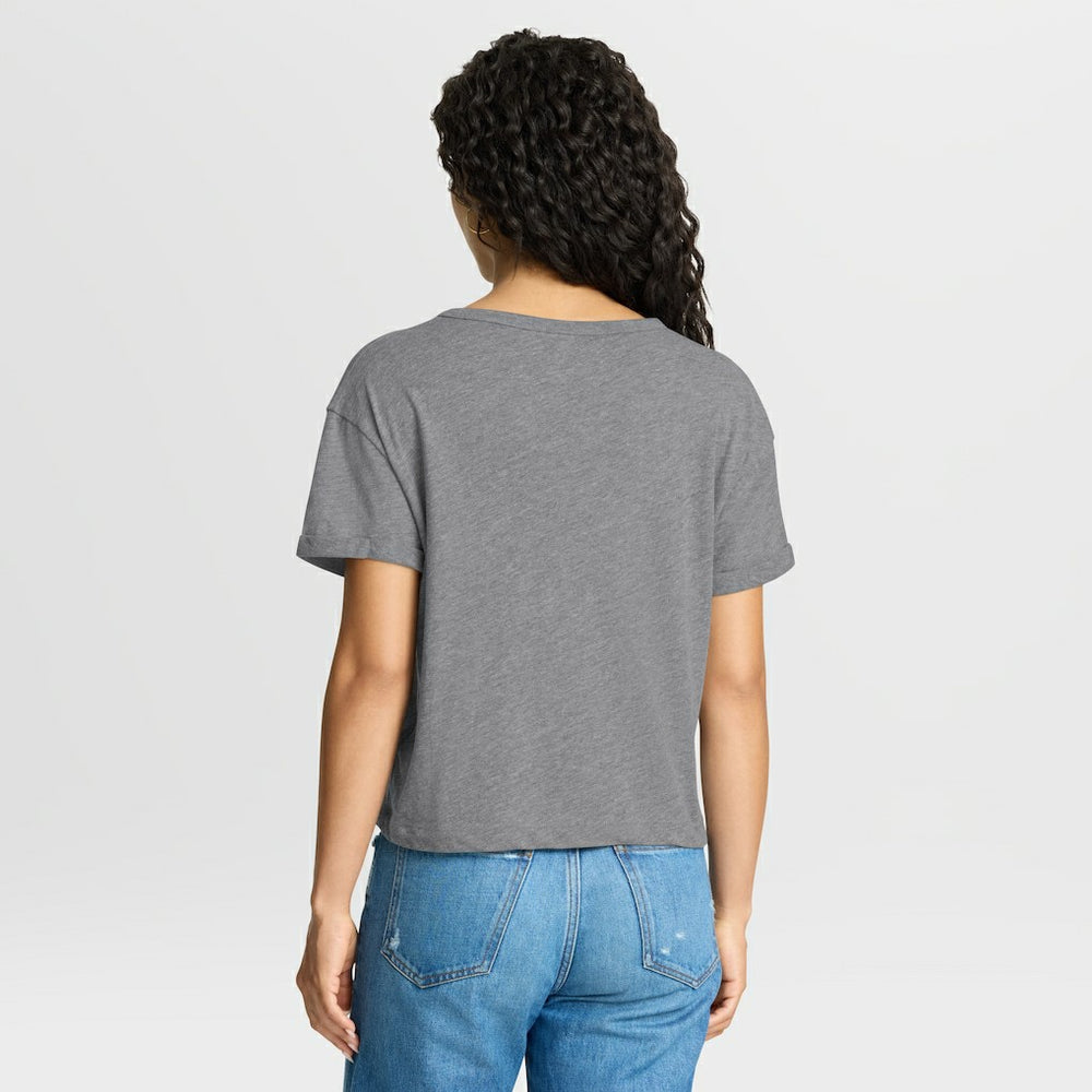 Kansas City Chiefs Women's Overplayed Tribute Tri-Blend Boxy T-Shirt | NFL Discount