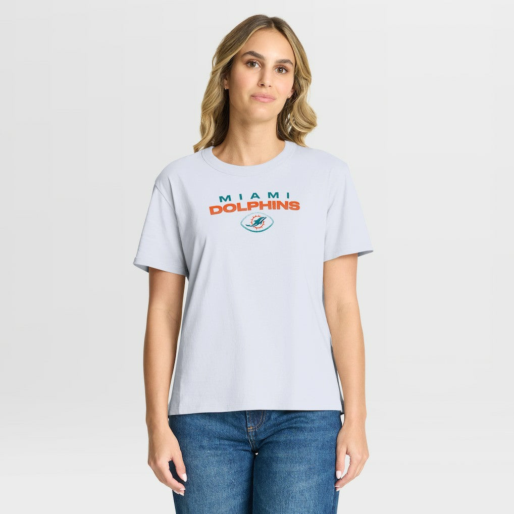 Miami Dolphins Women's Fade Legacy T-Shirt | NFL Outlet