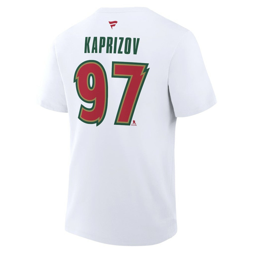 Kirill Kaprizov Minnesota Wild Fanatics Authentic Stack Name & Number T-Shirt -  NHL T-shirts