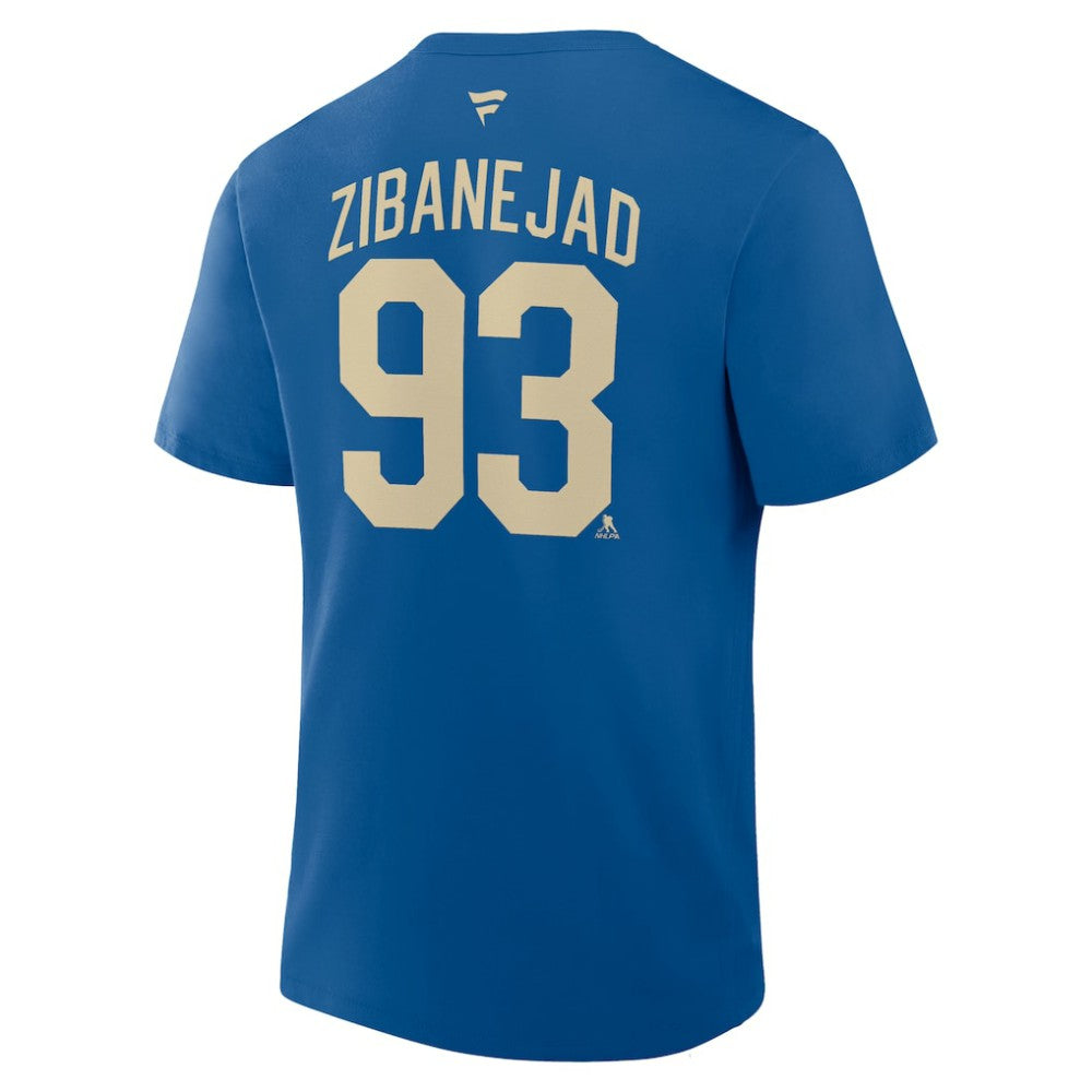 Mika Zibanejad New York Rangers Fanatics Authentic Stack Name & Number T-Shirt -  NHL T-shirts