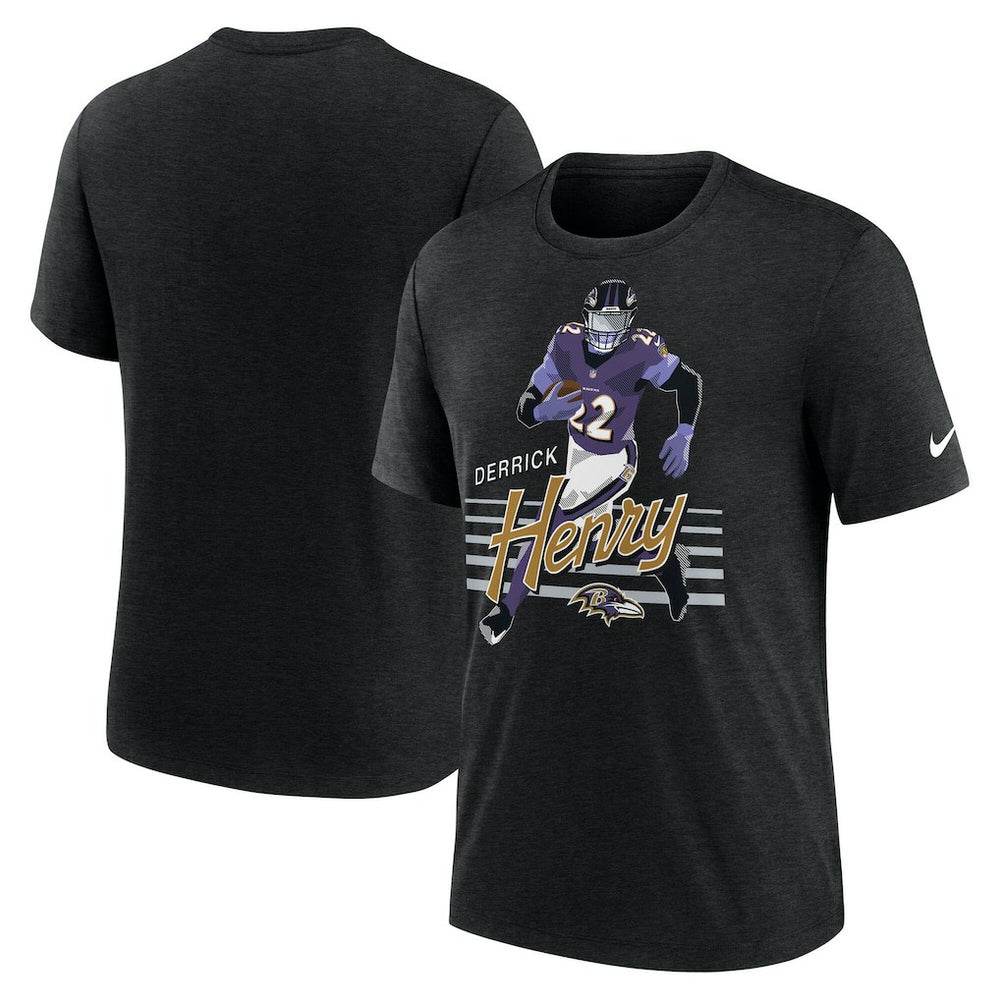 Baltimore Ravens Derrick Henry  Player Graphic T-Shirt | NFL Near me