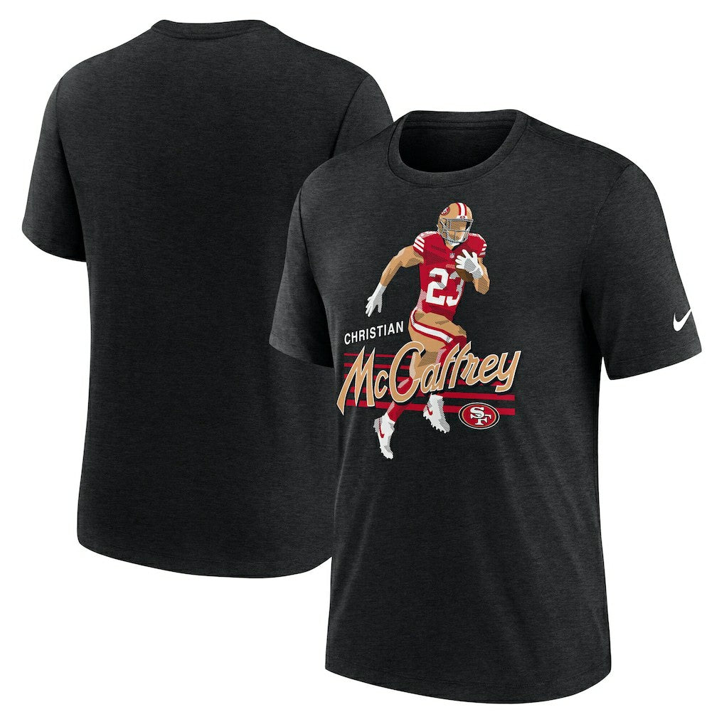San Francisco 49ers Christian McCaffrey  Player Graphic T-Shirt | NFL US