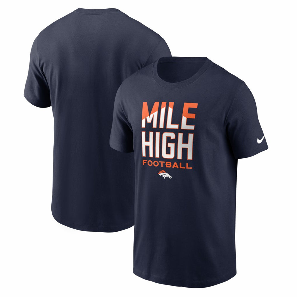 Denver Broncos Mile High Football T-Shirt | NFL Discount