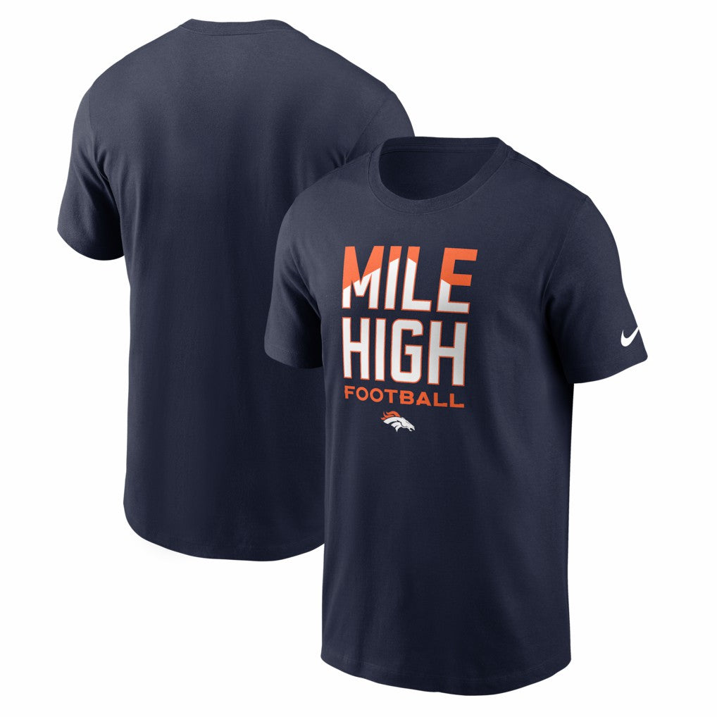 Denver Broncos Mile High Football T-Shirt | NFL Discount